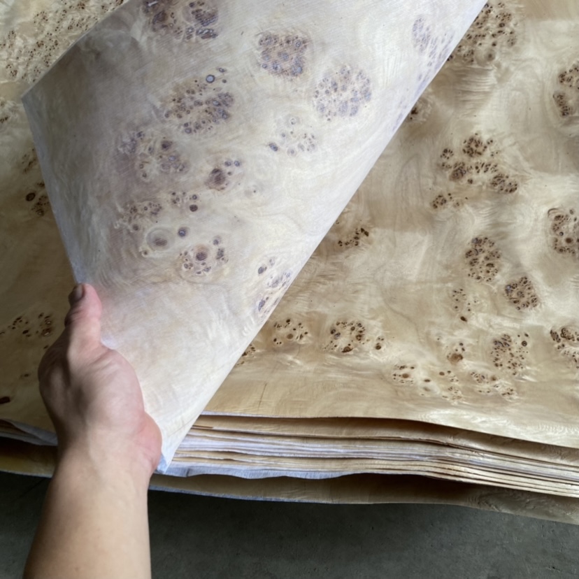 Veneer Nu Bạch Dương nguyên khối liền tấm tính theo m2 - Kích cỡ tấm theo thực tế