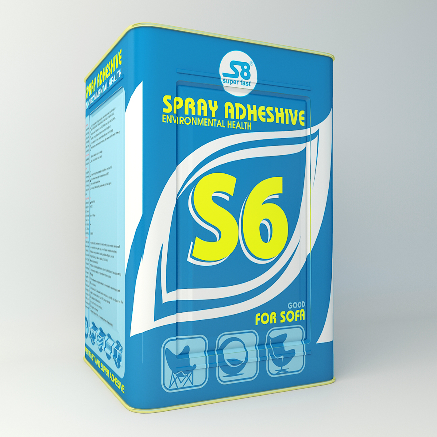 Keo phun dán mút Sofa nội thất S6 
